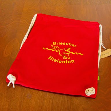 Briesener Bleienten Gymsac, Baumwolltasche in Classig Red